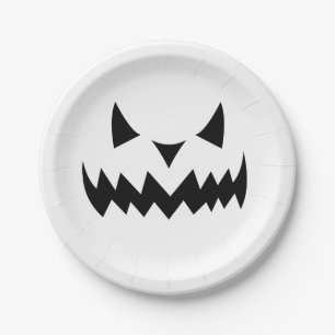Halloween paper plate