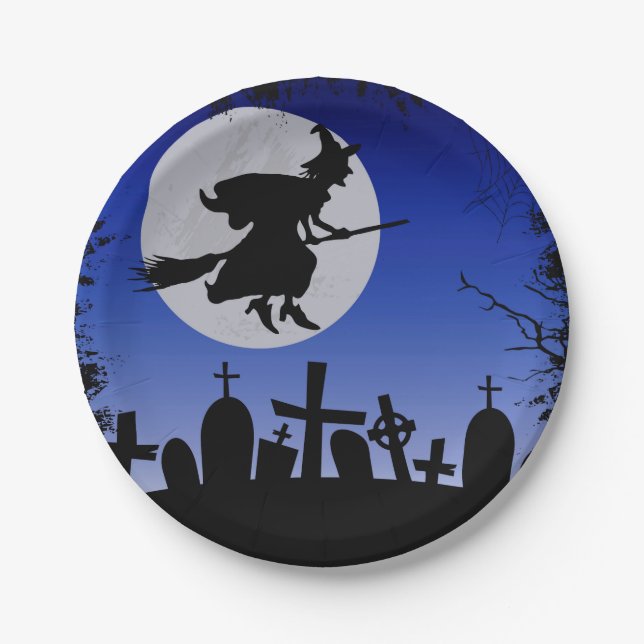 Halloween Paper Plate (Front)