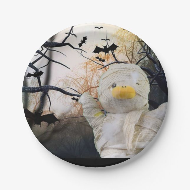 Halloween Paper Plate (Front)