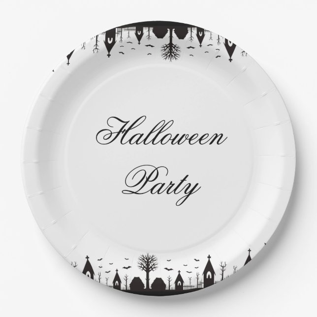 Halloween Paper Plate (Front)