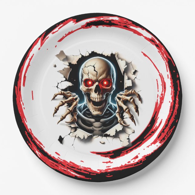 Halloween Paper  Plate (Front)