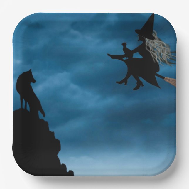 Halloween Paper Plate (Front)