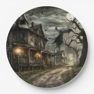 Halloween paper plate
