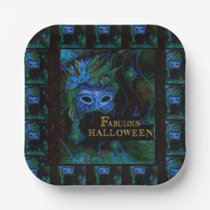 Halloween paper plate