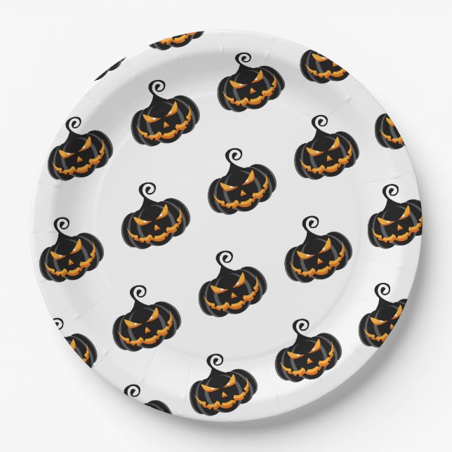Halloween Paper Plate (Front)