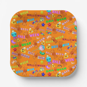 Halloween Paper Plate