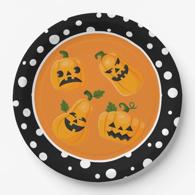 Halloween Paper Plates (Front)
