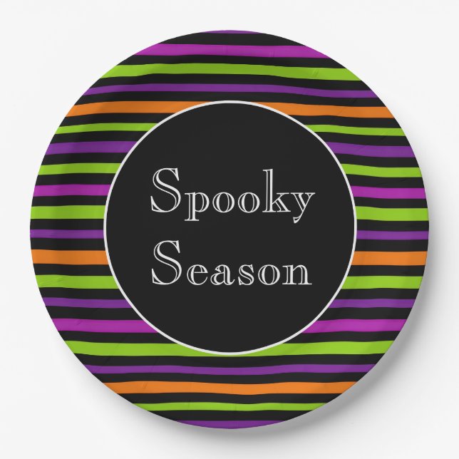 Halloween Paper Plates (Front)
