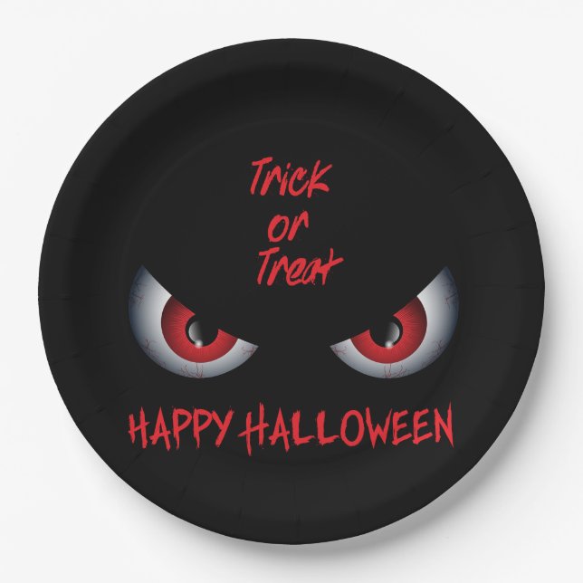 Halloween Paper Plates (Front)