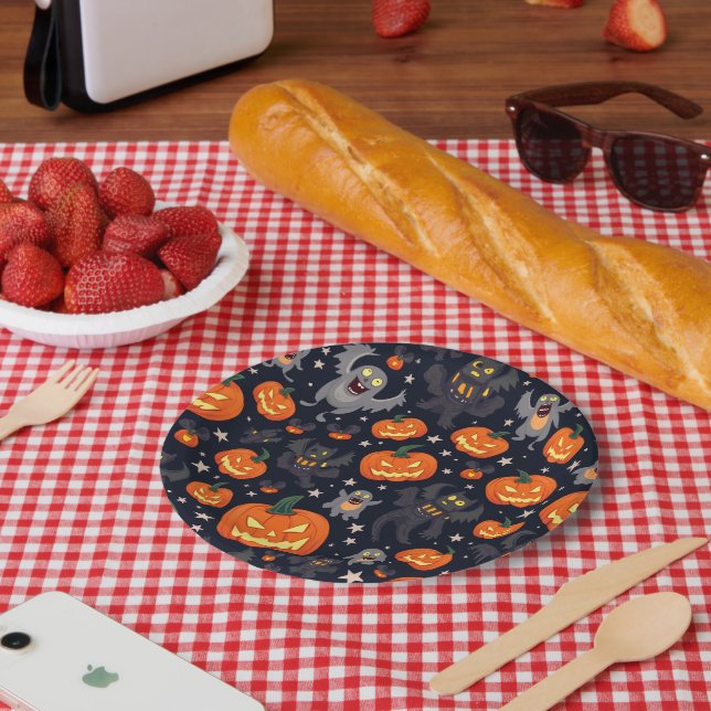 Halloween Paper plates (Picnic)
