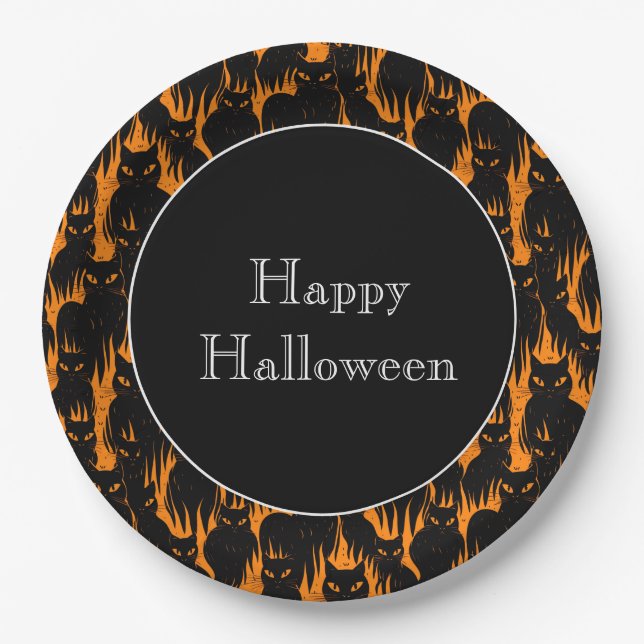 Halloween Paper Plates (Front)