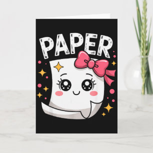Halloween Paper Scissors Rock Matching Cute Paper  Card