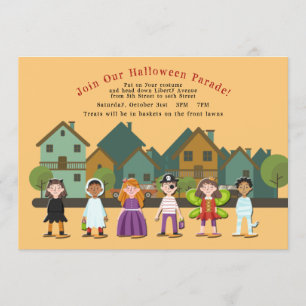 Halloween Parade - Social Distancing Invitation