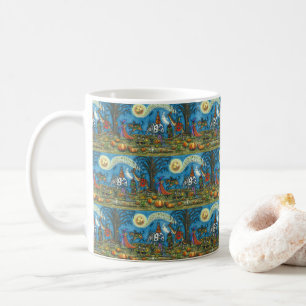 HALLOWEEN PARADE Witch Giraffe Bear Zebra Skellies Coffee Mug
