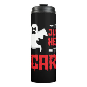 Halloween Paranormal Ghost Hunters Horror Fans Thermal Tumbler