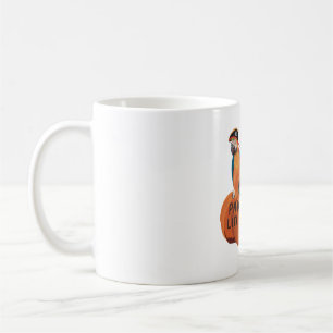 Halloween Parrot Macaw Pumpkin Colourful Spooky Zo Coffee Mug