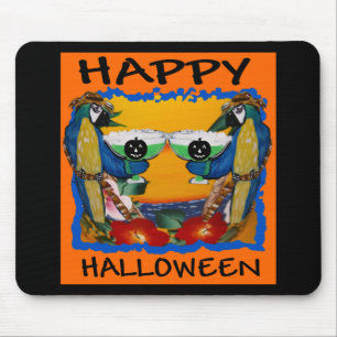 HALLOWEEN PARROTS MOUSE MAT