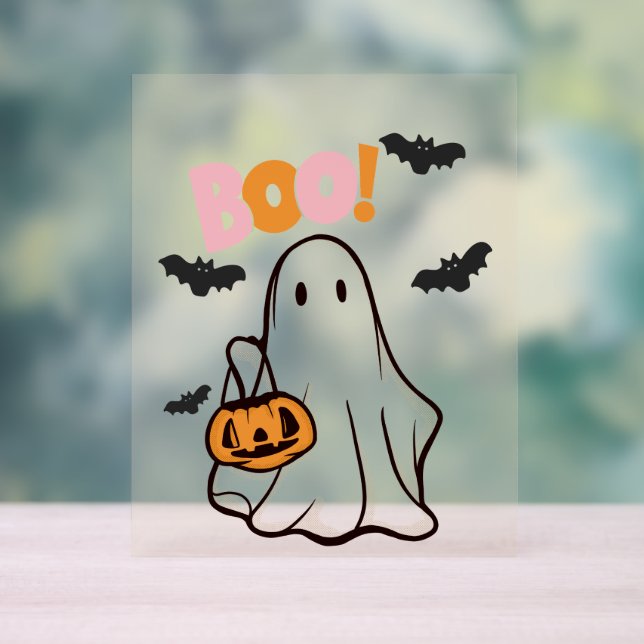 HALLOWEEN PARTY ACRYLIC SIGN (Neutral)