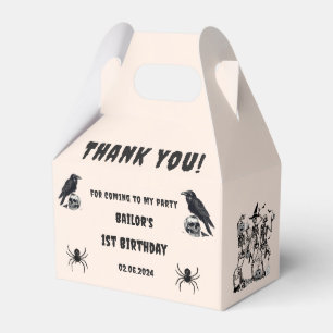 Halloween Party Adult Vintage Gothic Skull Favour Box