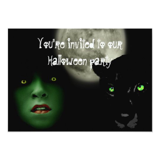 Halloween party announcement