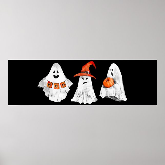 Halloween Party Banner, Halloween Party Home Decor (Front)