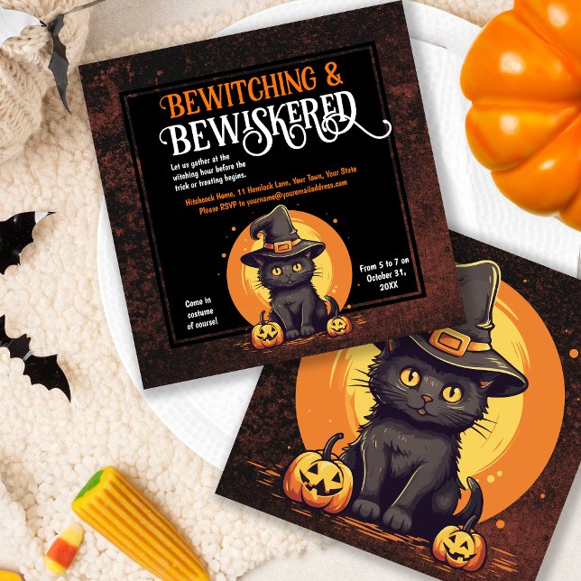 Halloween Party Before Trick or Treating Begins Invitation (Creator Uploaded)