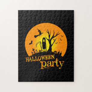 Halloween Party Birthday Jigsaw Puzzle