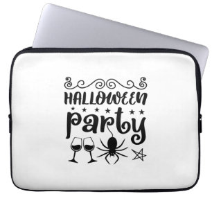Halloween Party Birthday Laptop Sleeve