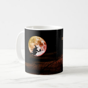 Halloween Party Black Night Full Moon Scary Coffee Mug