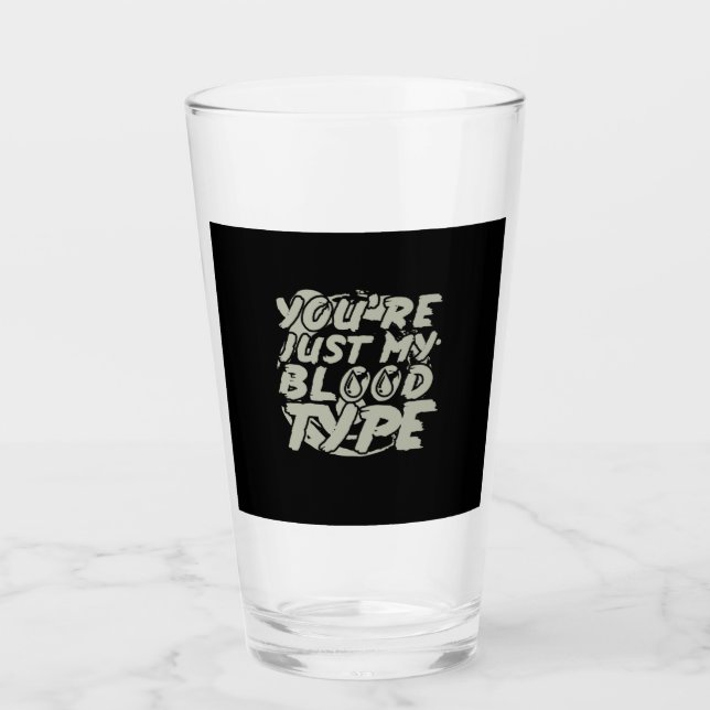 Halloween Party Blood Glass (Front)