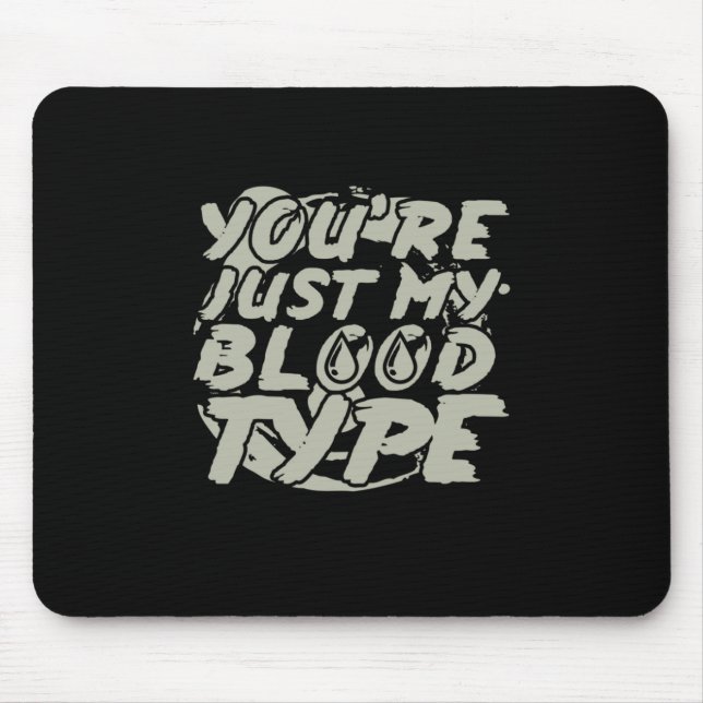 Halloween Party Blood Mouse Mat (Front)