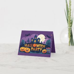 Halloween Party Card