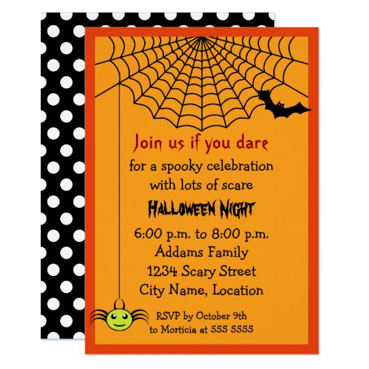 Halloween Party Card
