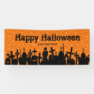 Halloween party * choose background colour banner