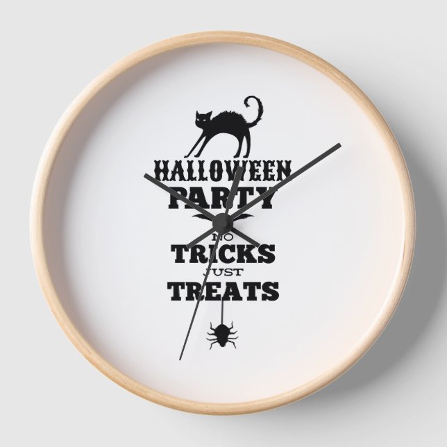 Halloween Party                                Clock (Front)