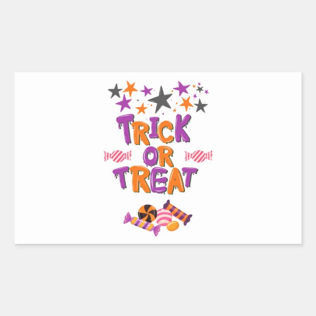 Halloween Party Collection!  Rectangular Sticker (Front)