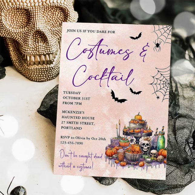 Halloween Party Costumes & Cocktails Invitation (Creator Uploaded)