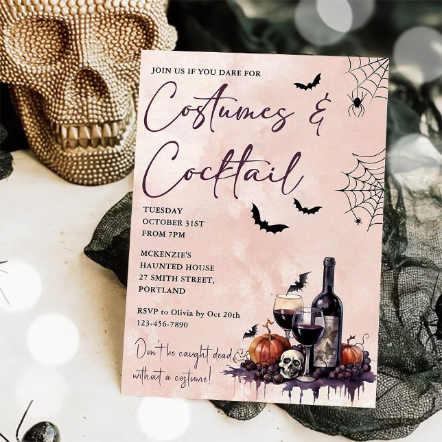 Halloween Party Costumes & Cocktails Invitation (Creator Uploaded)