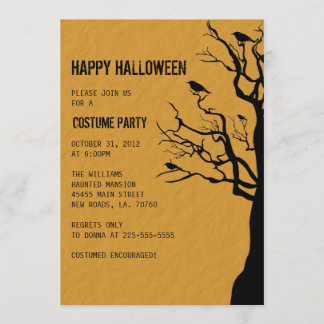 Halloween Party | Crows Invitation