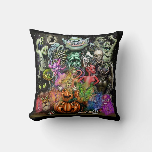 Halloween Party Cushion (Front)