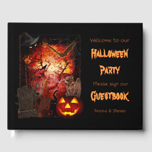 Halloween Party (customisable) Guest Book