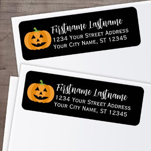 Halloween Party - Cute Pumpkin Return Address