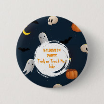Halloween Party Cute Trick or Treat Ghost Pumpkin 
