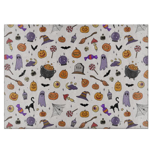 Halloween Party Cutting Board (Front)