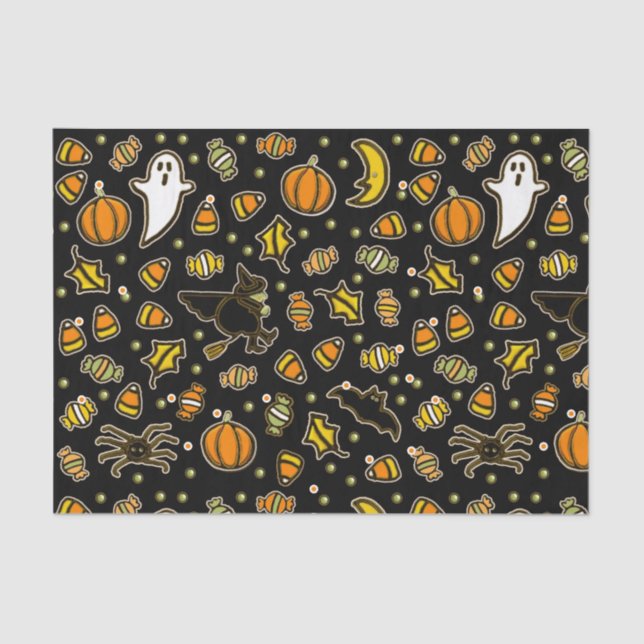 Halloween Party Decor Tissue Paper (Front)