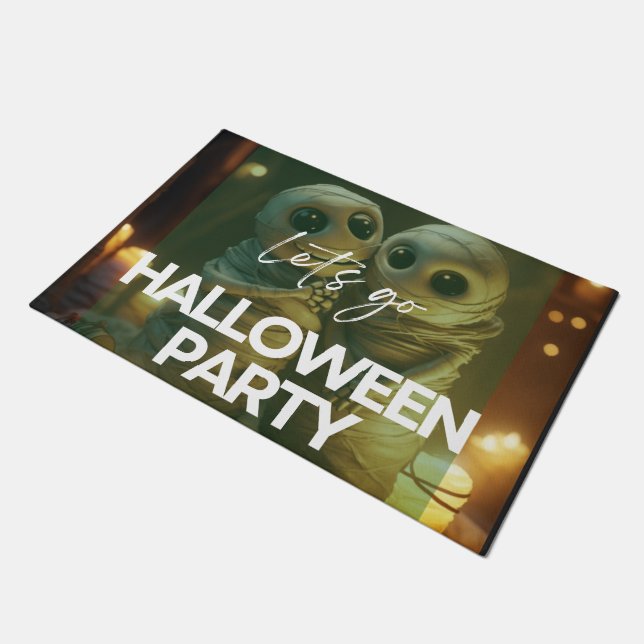 Halloween Party Doormat (Angled)
