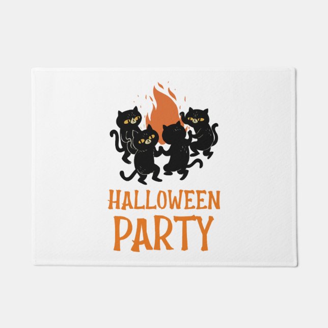 Halloween Party                Doormat (Front)