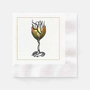 Halloween Party Drink Paper Napkin
