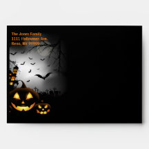 Halloween Party Envelope