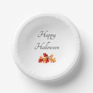 Halloween Party Fall Leaves   Paper Plate